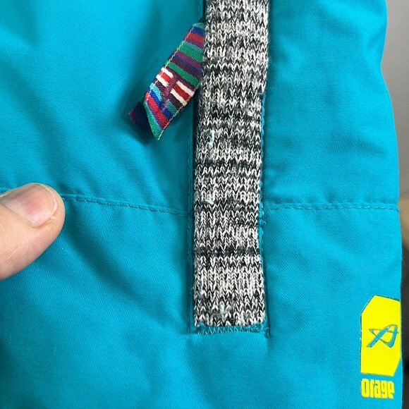 Orage Winter Jacket Youth XXL 16 Blue Ski Snowboard Hooded Warm - Picture 7 of 12